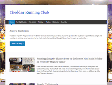 Tablet Screenshot of cheddarrunningclub.co.uk